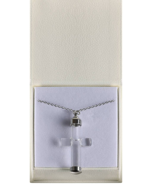 Glass Cross Necklace